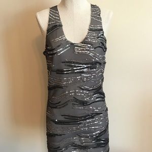 BKE Boutique sequin tunic/top - Small